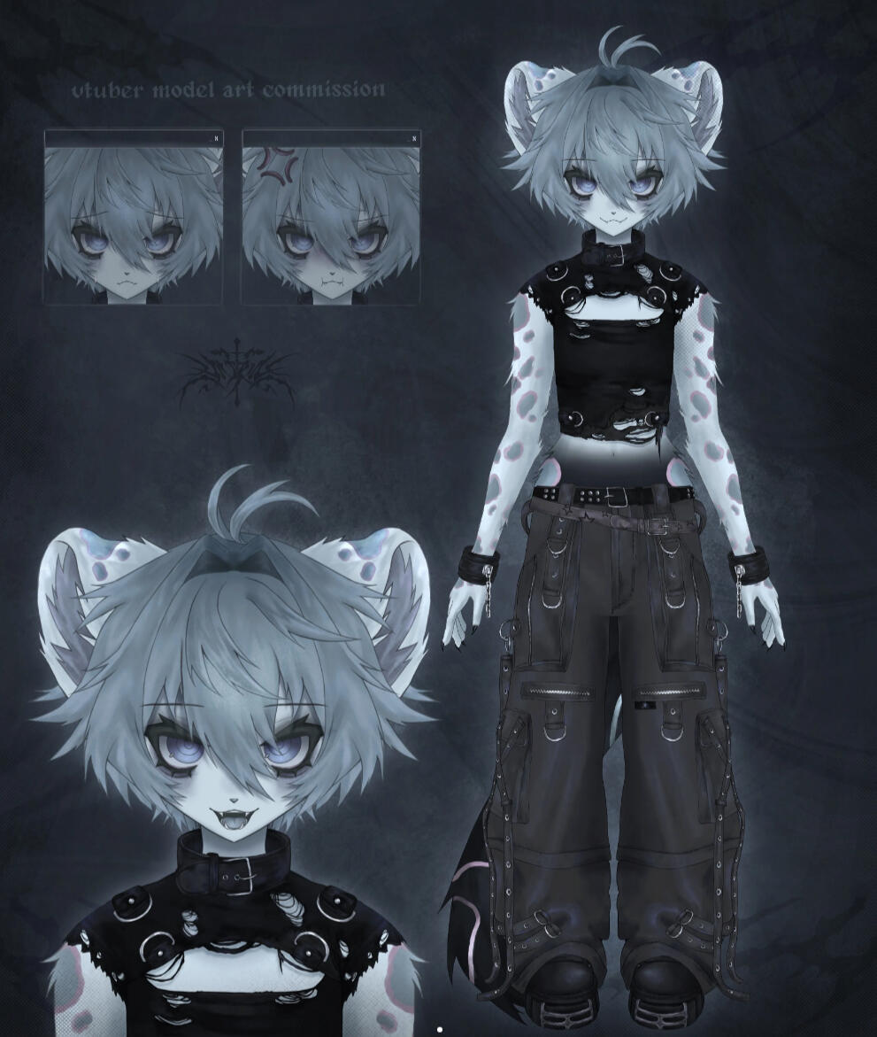 " sinful vtuber " - commission work 2025